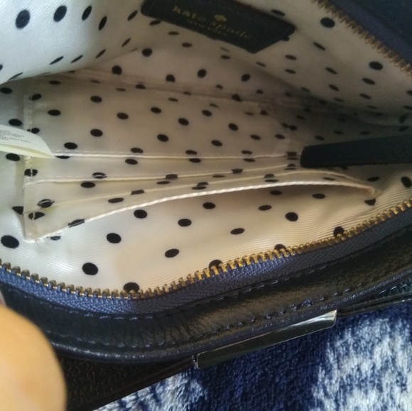 Kate Spade Layton Navy Wristlet - Picture 3 of 4